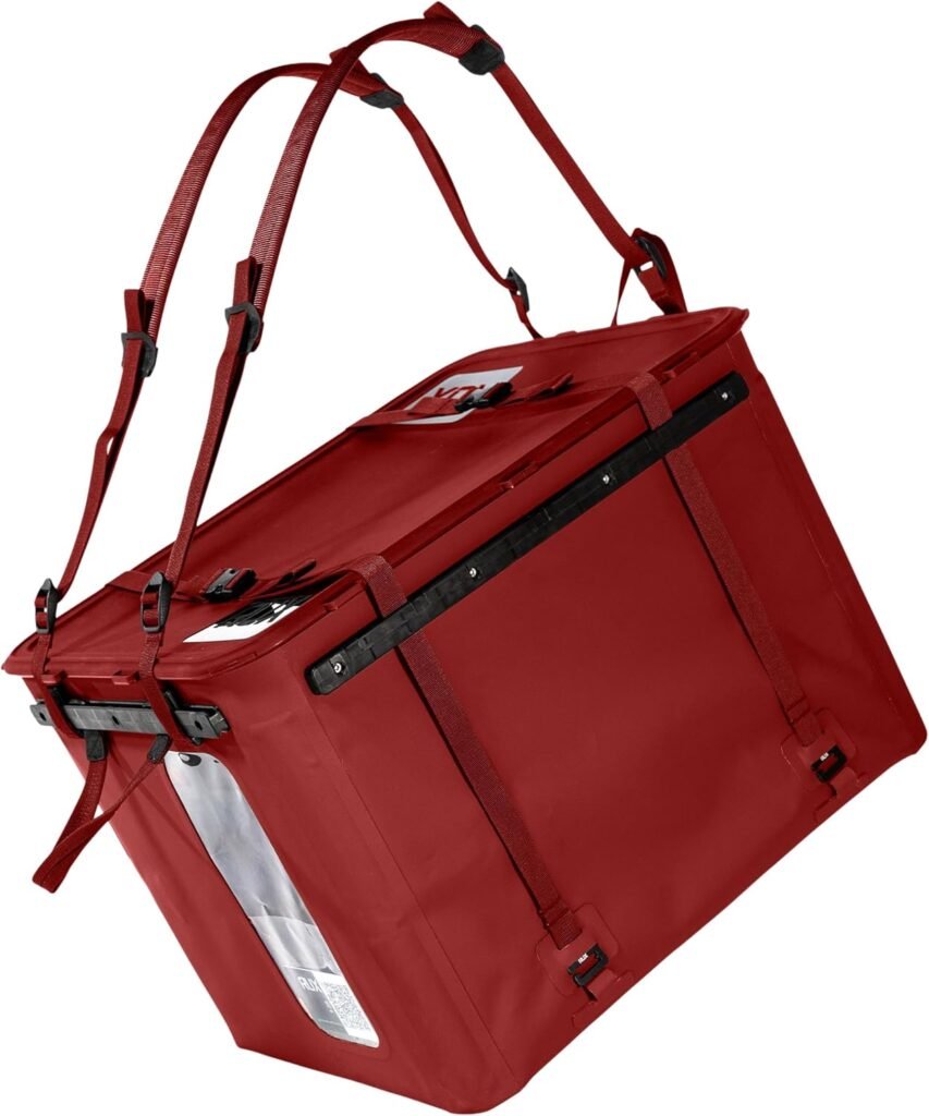 RUX 70L collapsible gear hauler with modular lid and straps